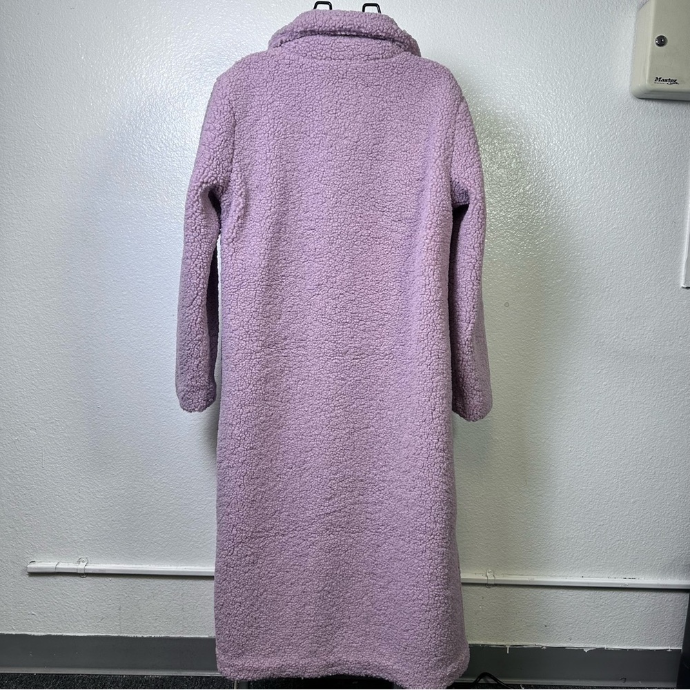G Giuliana Teddy SHERPA MIDI‎ Coat LILAC PINK - Picture 2 of 6